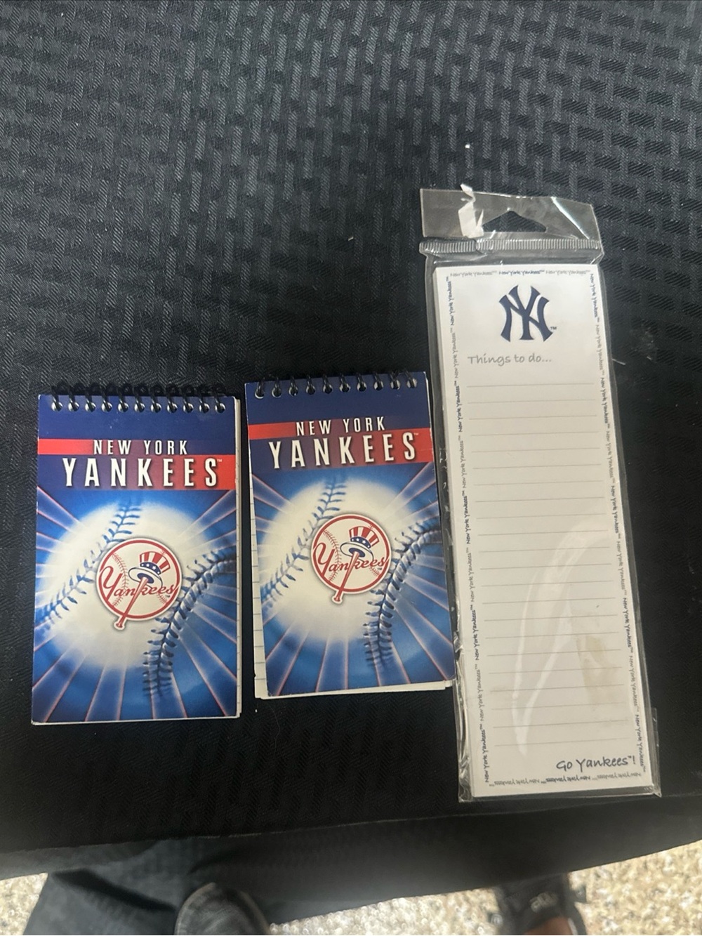 New York Yankees Blue Spiral Notepads & Lined List Pad Set